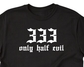 333 half evil moletom com capuz