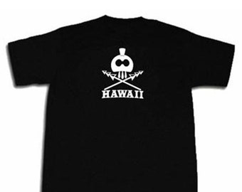 Hawaii Warrior T-shirt, Hawaiian Strength Shirt,  Spears Hawaii Maui Kaua'i O'ahu Tee Shirt