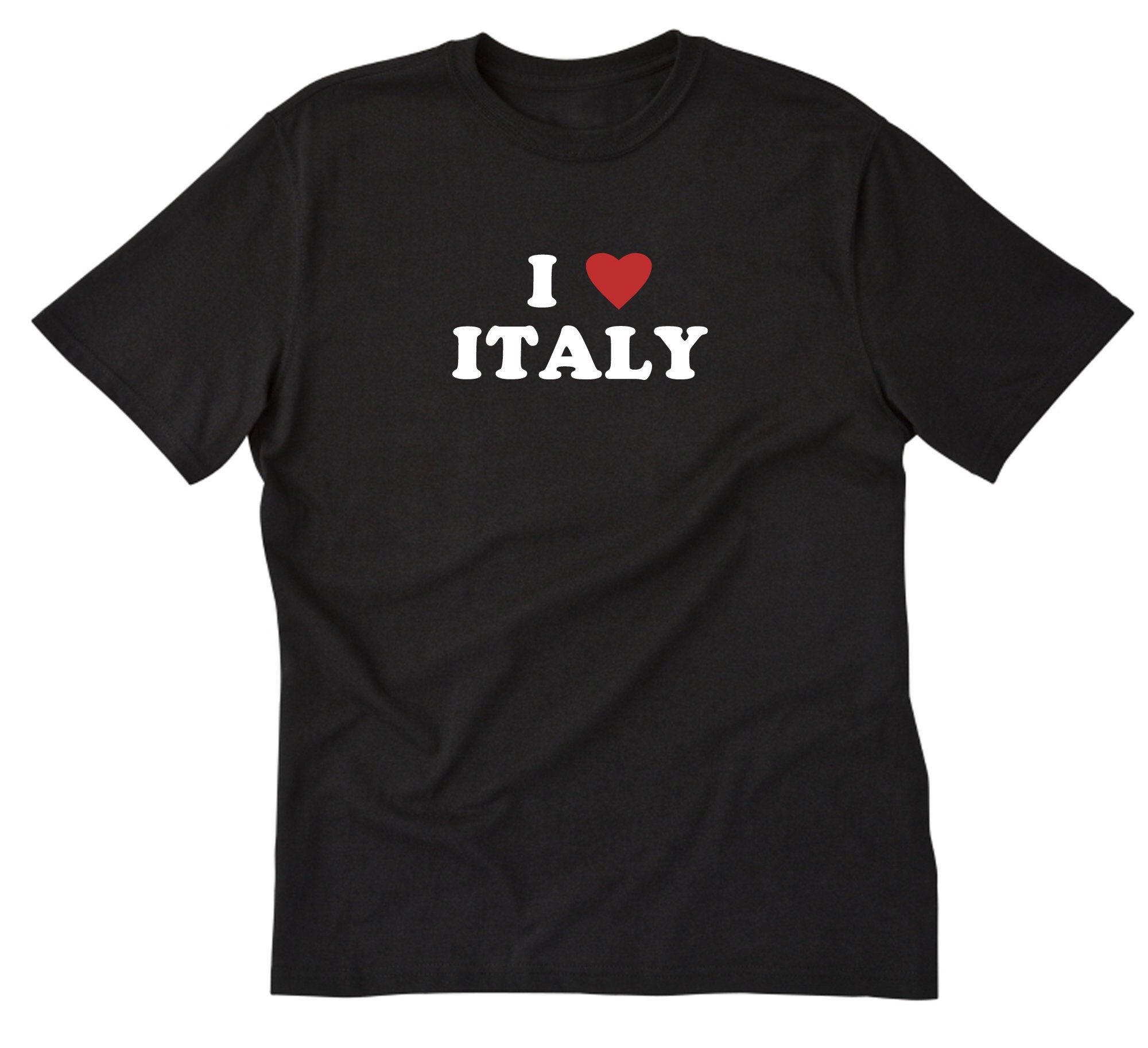Italy Shirt, I Love Italy T-shirt, I Heart Italy Shirt, Italian T-shirt, Italy Lover Gift