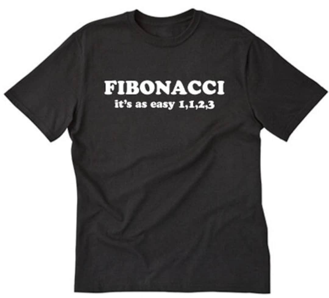 Fibonacci It's As Easy As 1, 1, 2, 3 Funny Math Pun T-Shirt Fibonacci It's As Easy As 1, 1, 2, 3 Funny Math Pun T-Shirt