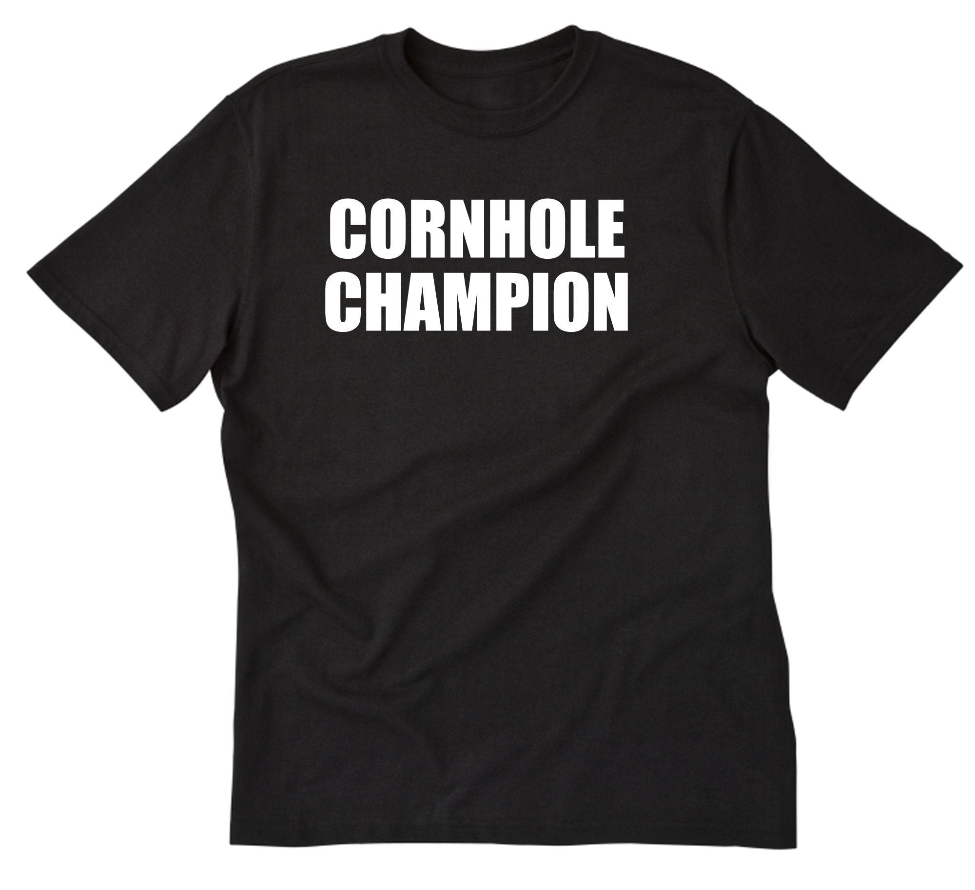 Cornhole Champion Tshirt Cornhole Shirt Cornhole Tee Shirt Etsy