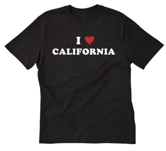 California Shirt, I Love California T-shirt, I Heart California