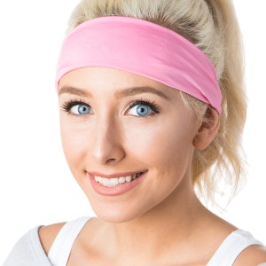 Hipsy CREATE YOUR OWN Adjustable Wide Petite & Plus Size Basic Spandex Xflex Headband Custom Gift 2, 3, 5 Packs for Women and Girls image 9