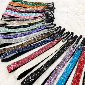 Hipsy CREATE YOUR OWN Adjustable No Slip Petite & Plus Size Skinny Bling Glitter Headband Set Custom Gift 2, 3, 5, 10 Packs Women Girls