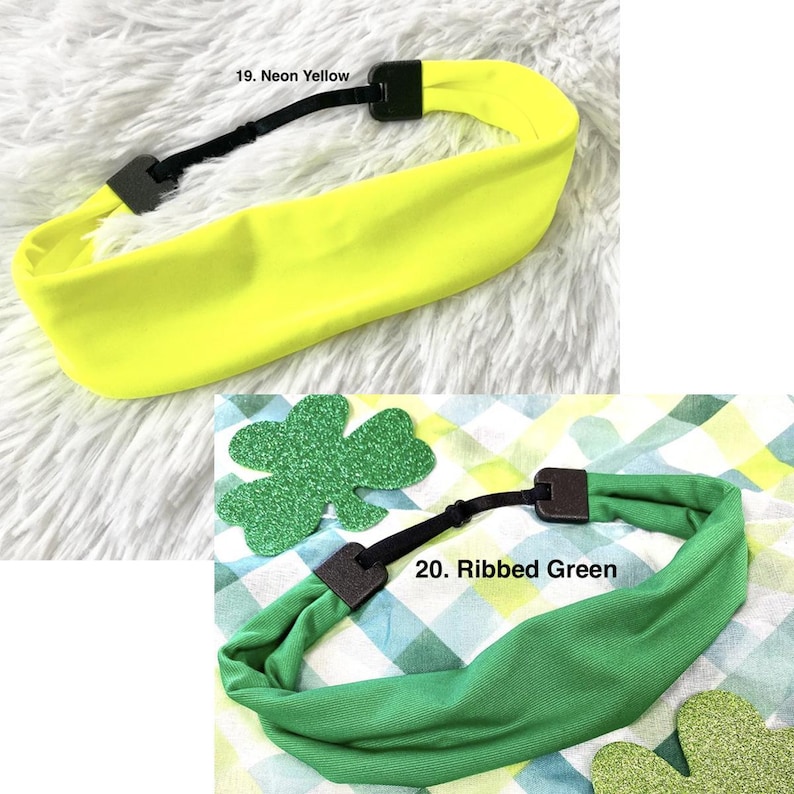 Hipsy CREATE YOUR OWN Adjustable Wide Petite & Plus Size Basic Spandex Xflex Headband Custom Gift 2, 3, 5 Packs for Women and Girls image 4