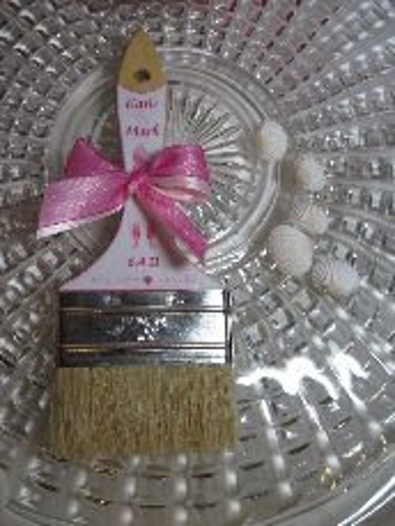 Brush for Beach Weddings Custom Sand Brushes for the Beach and Cruises Destination Weddings Personalized Your Colors & Choice of Design image 7