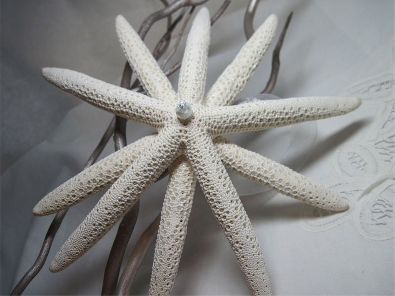 Starfish Christmas Tree Topper with Sparkles image 3