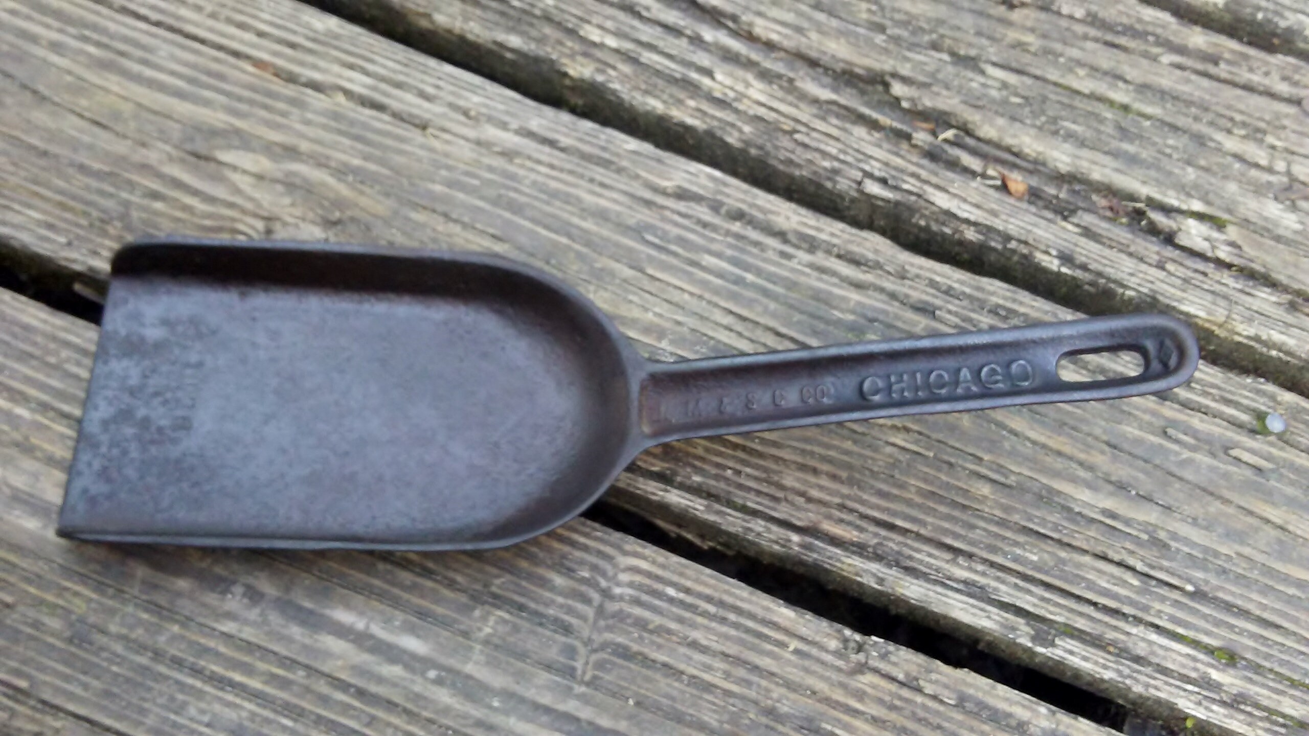 Antique Cast Iron railroad coal shovel. N. M. & S. C. Co. Etsy