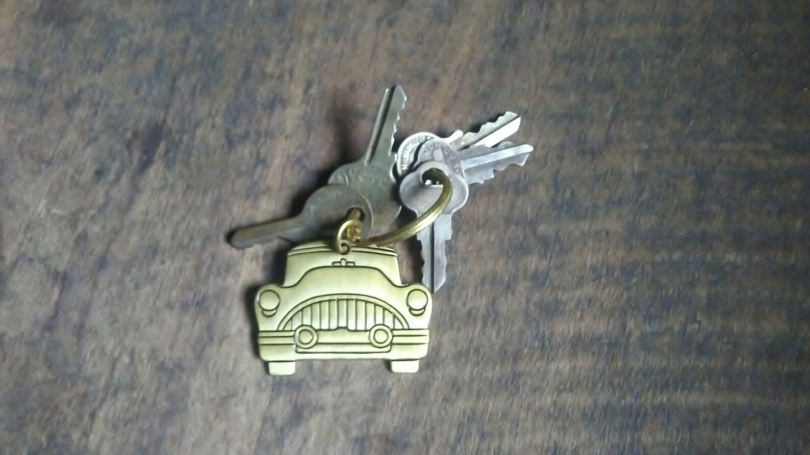 Vintage Antique Car Key Fob With Early Padlock Keys. Etsy