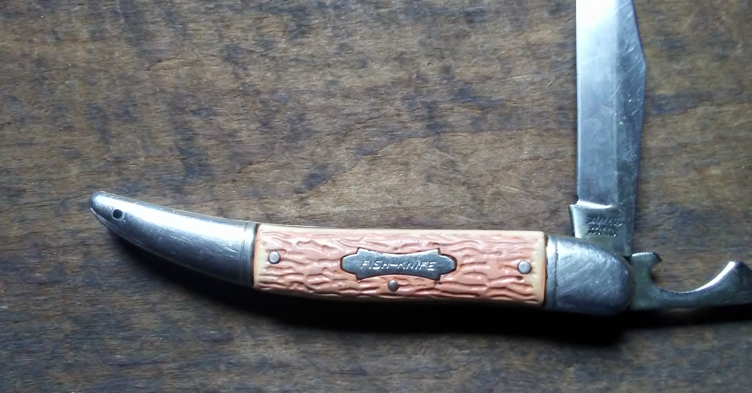 Vintage pocket knife Fish Knife Colonial Prov. USA. Etsy