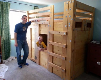 Planer för säng i tvåbäddsrum - The Bed Fort