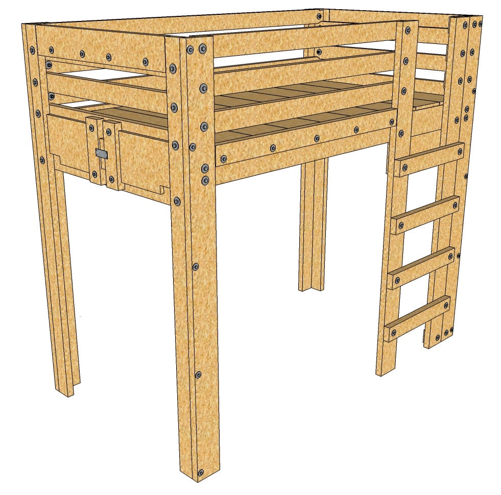 twin-loft-bed-plans-etsy