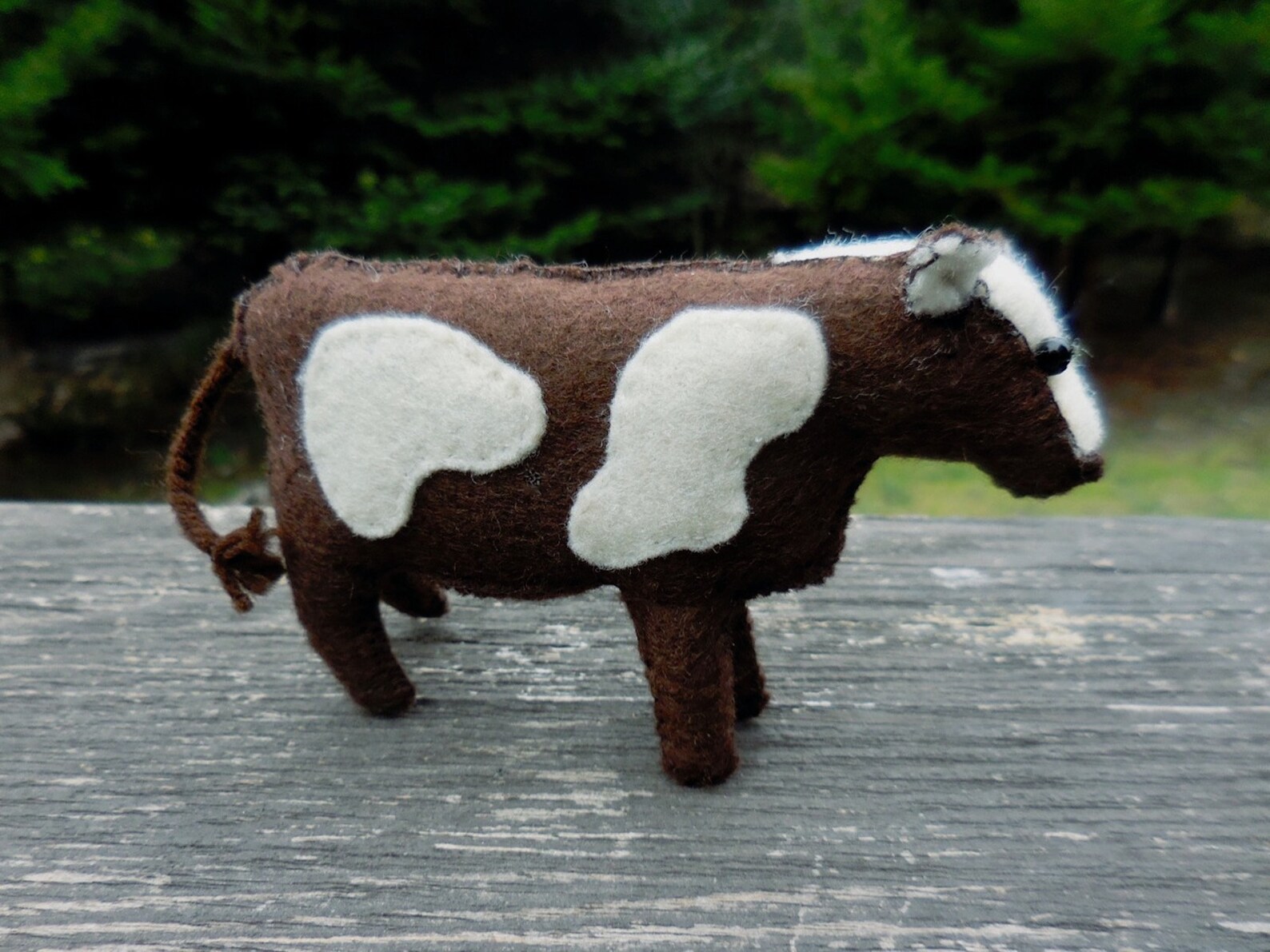Stuffed felt cow farm animal cow soft toy felt animal gift Etsy