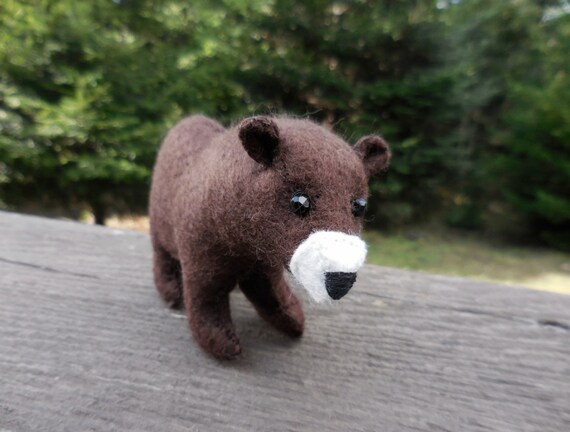 realistic bear stuffed animal