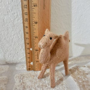 Small Felt Camel: Two-Humped Camel Nativity Animal image 5