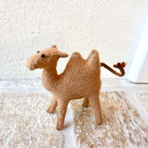 Small Felt Camel: Two-Humped Camel Nativity Animal image 11