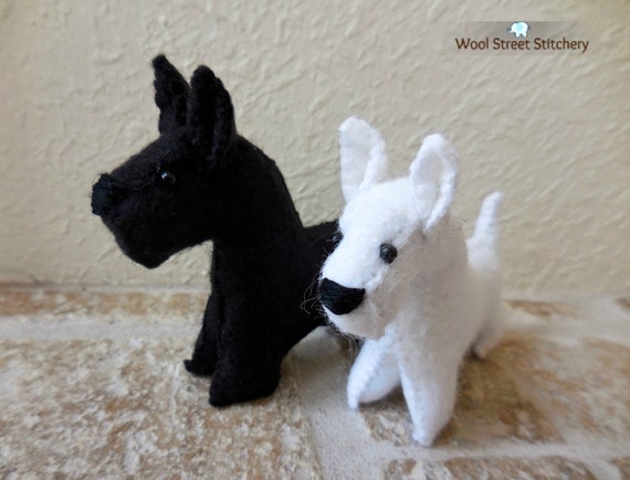 black scottie dog soft toy