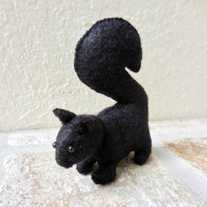 stuffed black squirrel