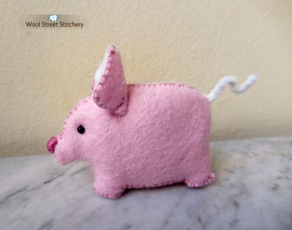 small stuffed pig