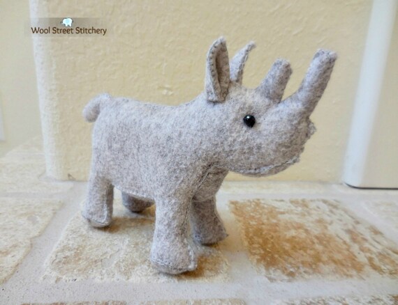 rhino soft toy