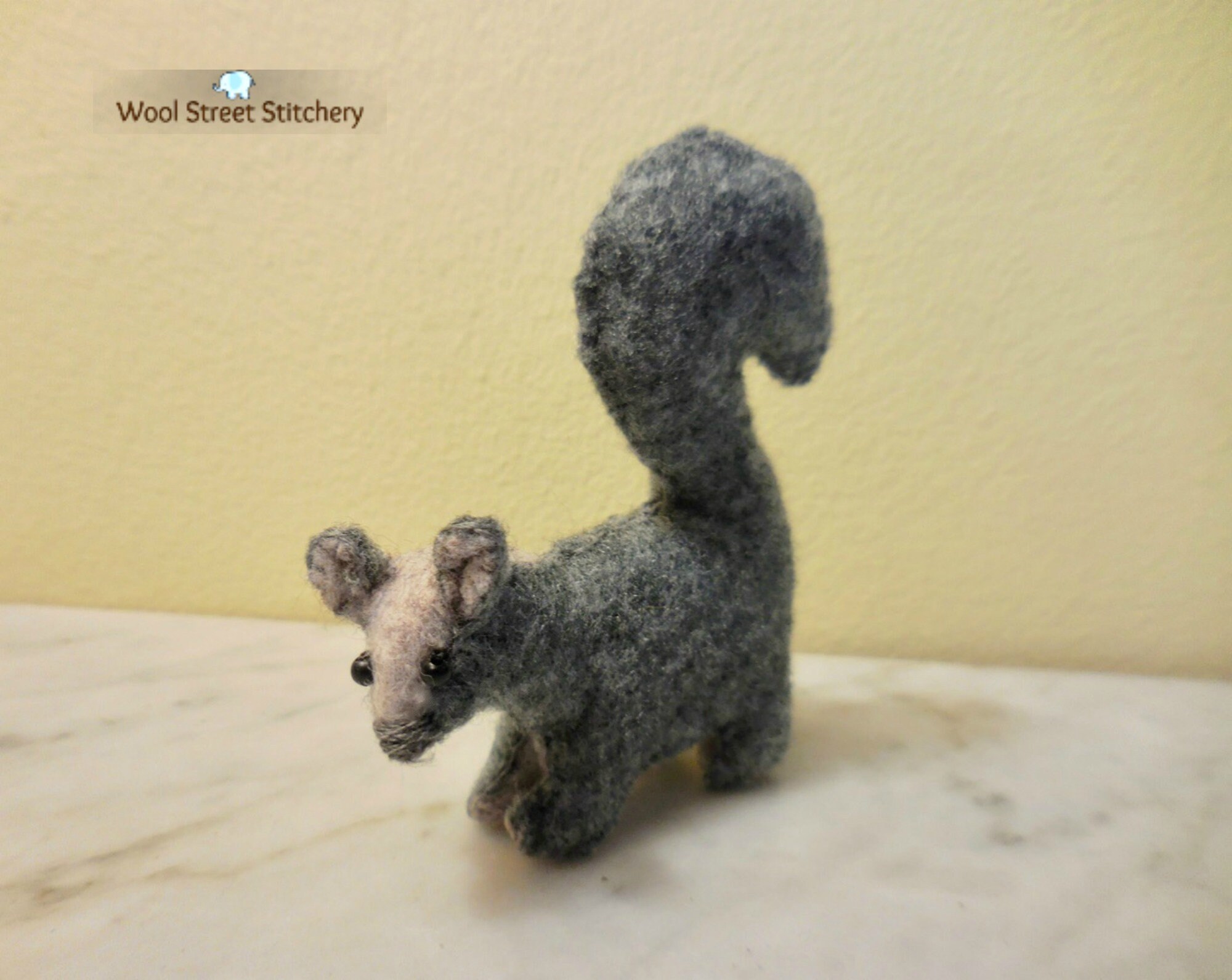 grey squirrel soft toy