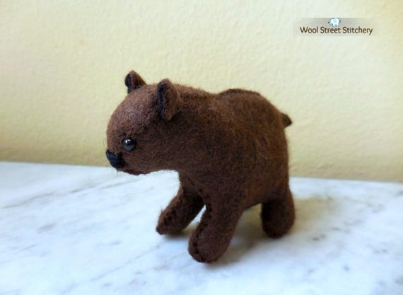 stuffed wombat
