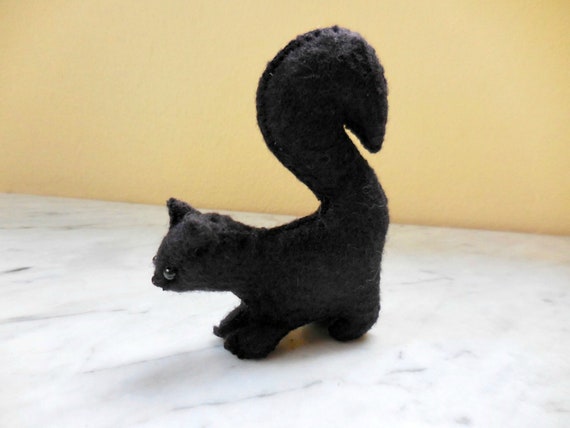 stuffed black squirrel