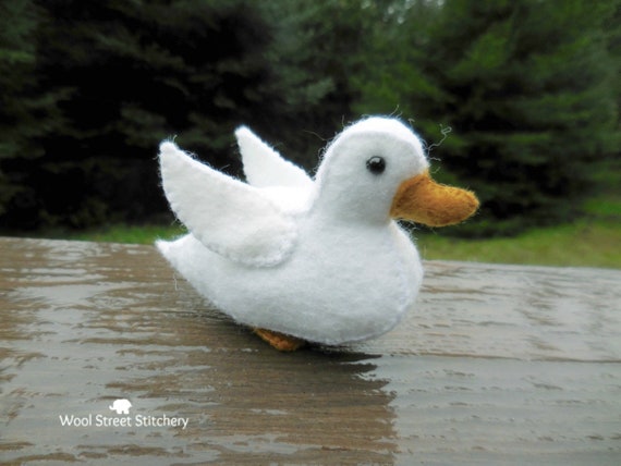 small stuffed duck