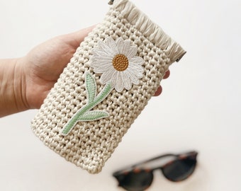 CROCHET PATTERN: sunnies pouch, crochet sunglasses pouch, crochet hook pouch, crochet pouch