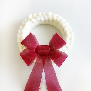 FINGER KNITTING: La Laine Wreath - Crochet Wreath Pattern