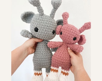 CROCHET PATTERN: Fika Crochet Pattern, crochet alien pattern, alien crochet pattern,