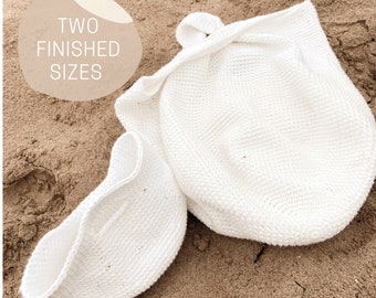 CROCHET PATTERN: Crochet Tote, Beach Bag Crochet Pattern, Mama & Me Bag Pattern, Crochet Summer Bag