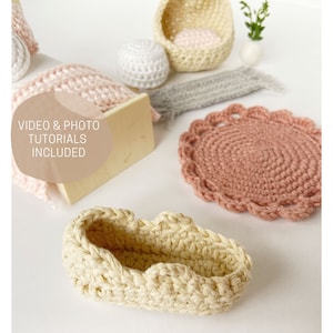 CROCHET PATTERN BUNDLE: doll house textiles, doll house crochet decorations