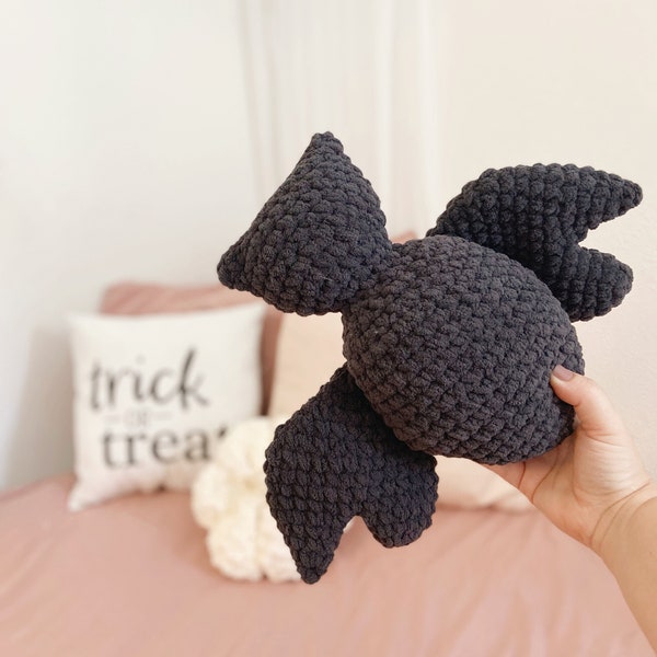 CROCHET PATTERN: Bat Pillow, Bat Amigurumi, Crochet Bat Pattern, Halloween Crochet Pattern