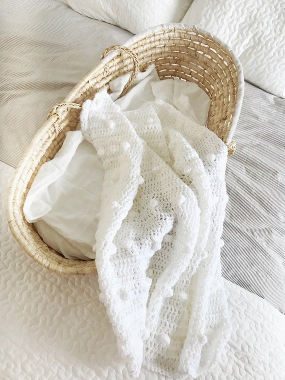 CROCHET PATTERN Swiss Dot Bobble Crochet Blanket Pattern Bobble Stitch Blanket Pattern Bobble Blanket Crochet Baby Bobble Blanket Etsy