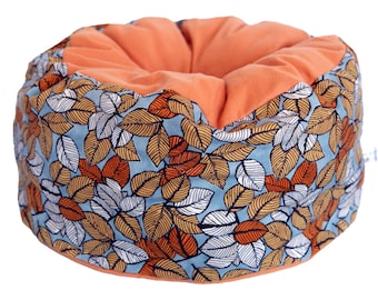 Washable Cat Bed- fall cat bed, cozy bed, autumn, leaves