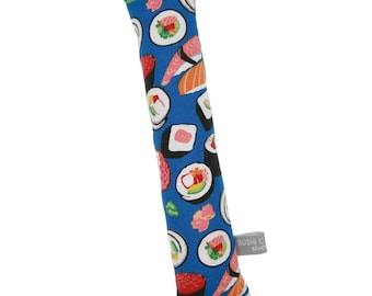 Silvervine Kicker Cat Toy- long cat toy, Silvervine cat toy, Catnip cat toy, gift for cat lover, sushi toy blue