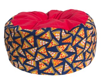 Washable Pet Bed- pizza bed, cat bed, food pet bed