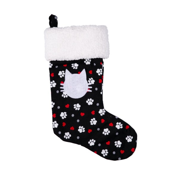 Etsy cat christmas stocking Clearance