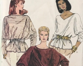 Very Easy Vogue Misses’ Top Sewing Pattern no. 8278 - Size Small | Bust 80cm-83cm