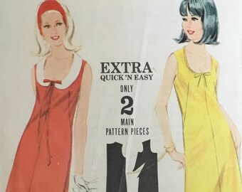 Butterick Extra Quick ‘n Easy Misses’ One-Piece Dress Sewing Pattern no. 3573 - Size 16 | Bust 91cm - 36”