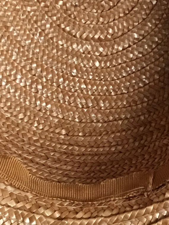 Vintage Child’s Straw Hat - 50cm - image 5