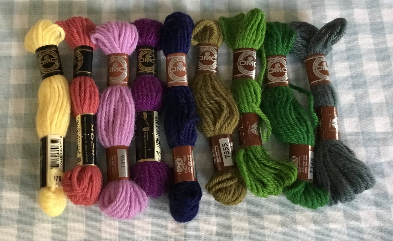 Selection of Vintage Tapestry Wool Etsy