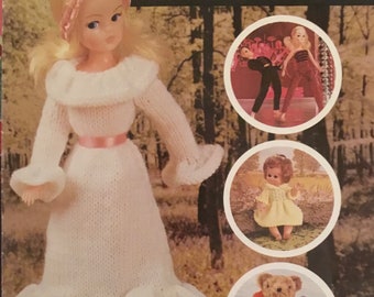 Vintage 1983 Wendy Bears & Belles Doll Knitting Patterns no. 567