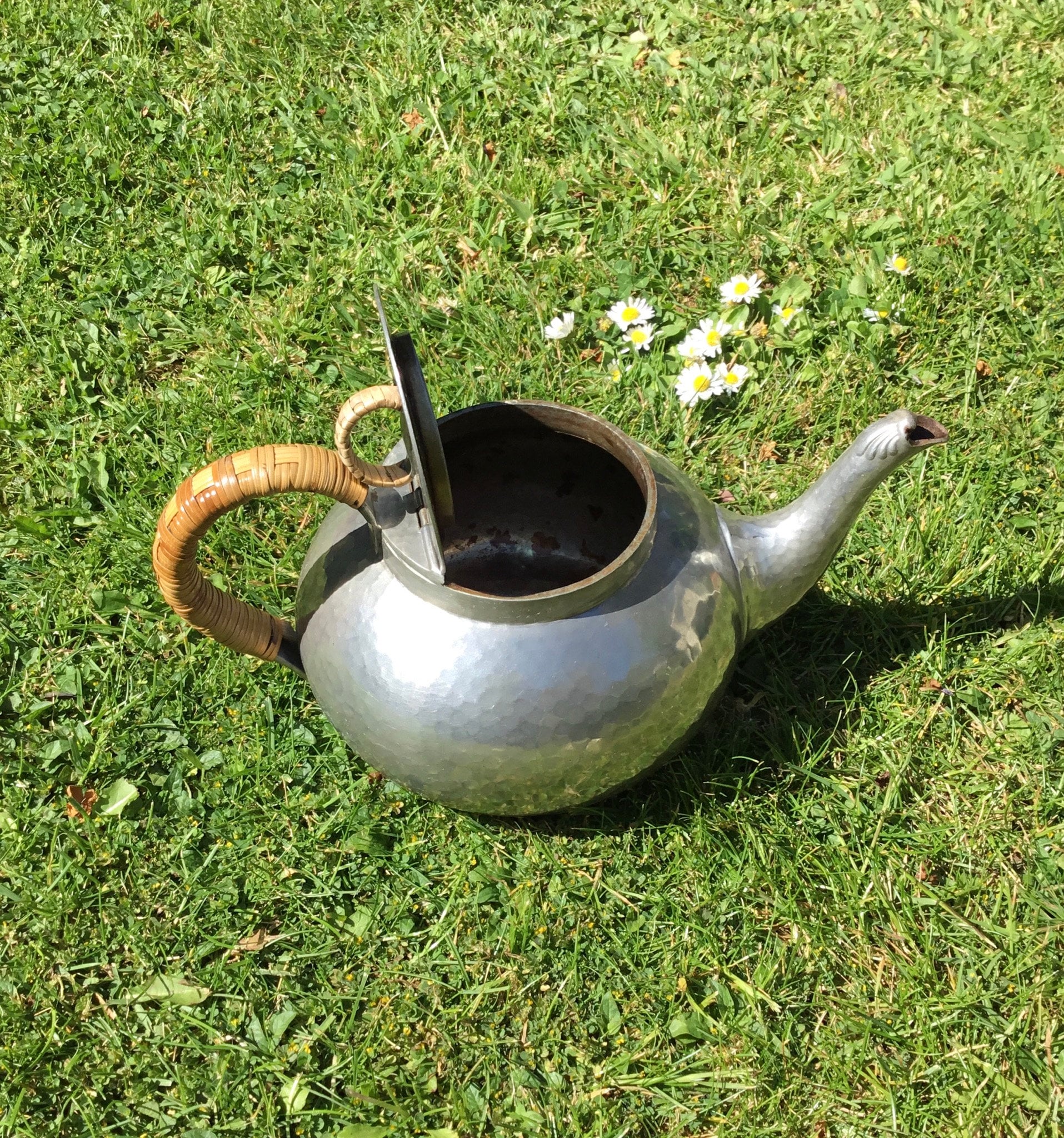 Vintage Don Pewter Teapot Etsy UK