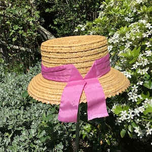 Straw Hat - Medium 54.5cm-55.5cm