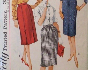 Simplicity Set of Skirts Sewing Pattern no. 3744 - Waist 26” | Hip 36”