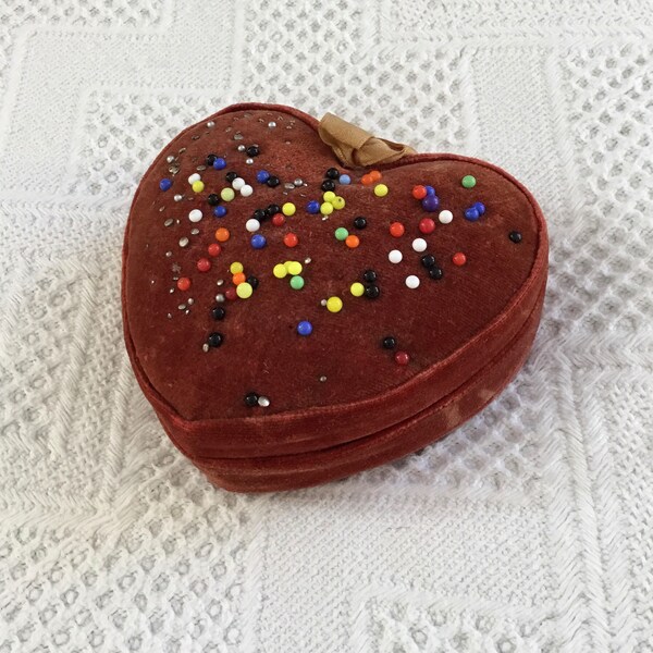 Heart Pin Cushion Etsy