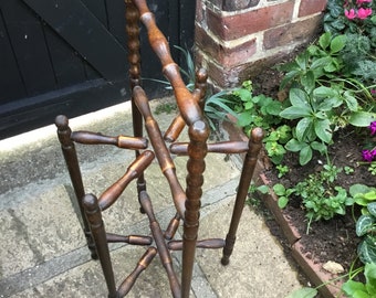 Vintage Portable Folding Tray Stand