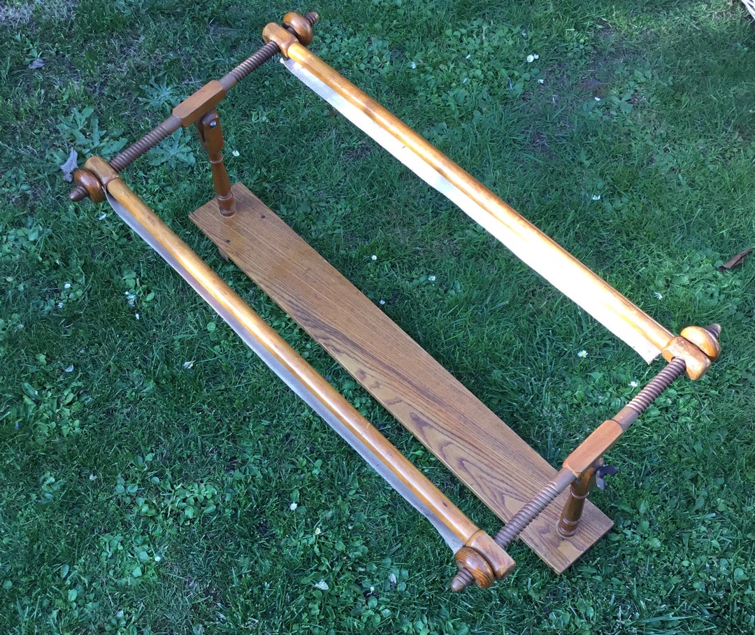 Large Vintage Table Top Embroidery Stand and Frame Angle Etsy